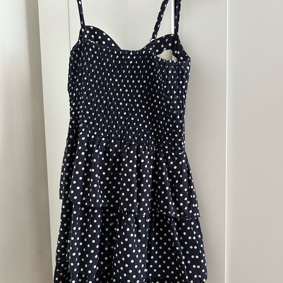 Sundress size 2 - navy with white polkadots - Picture 3 of 3